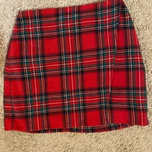 Plaid skirt super soft